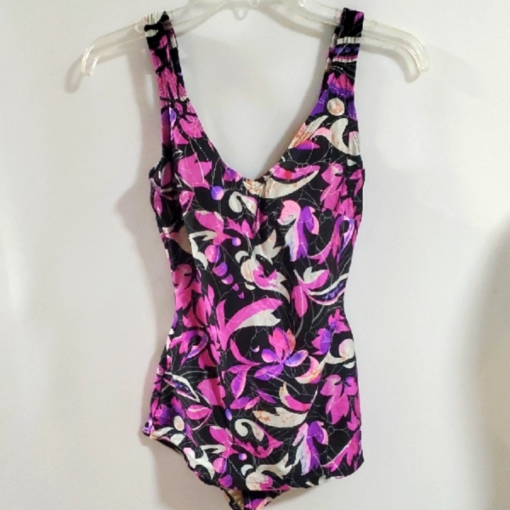 Floral One-Piece Swimsuit Size10